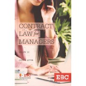 EBC's Contract Law for Managers Vol. II by Joshua Aston | Eastern Book Company